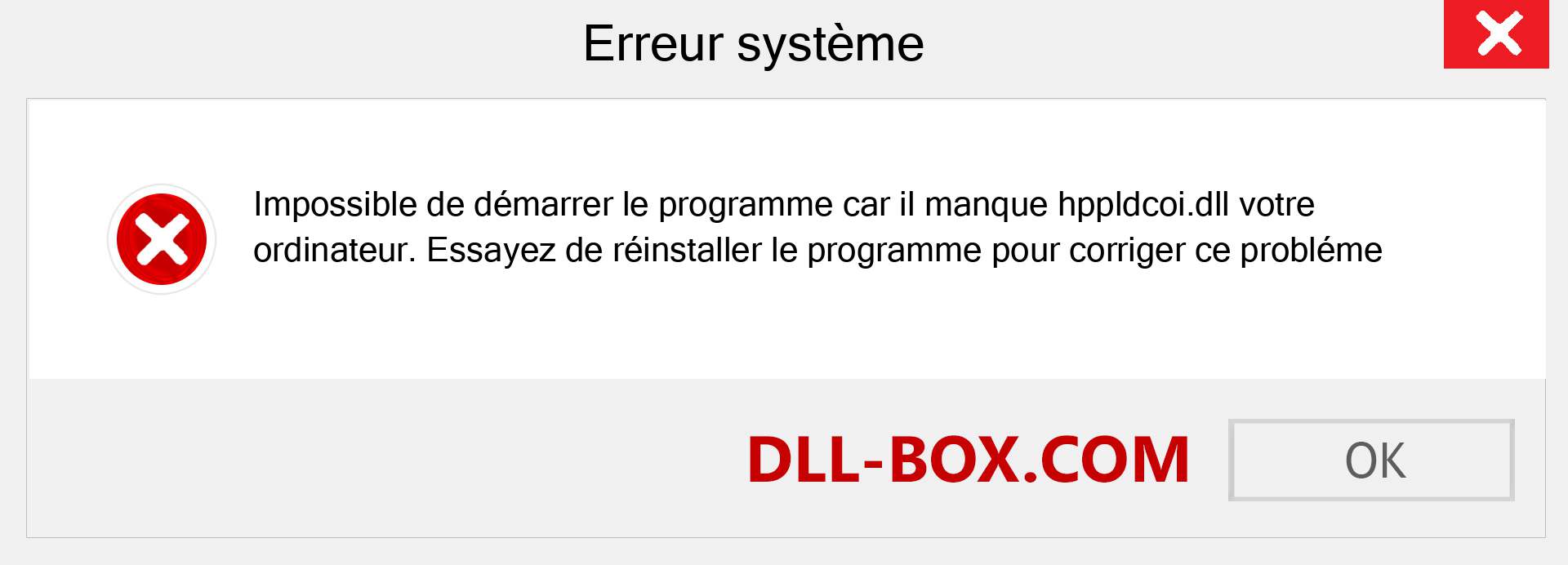 Le fichier hppldcoi.dll est manquant ?. Télécharger pour Windows 7, 8, 10 - Correction de l'erreur manquante hppldcoi dll sur Windows, photos, images